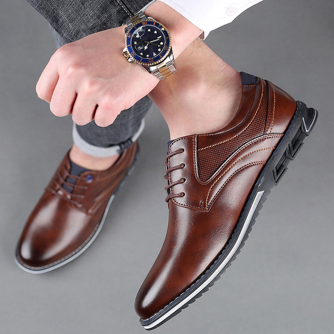 York – Herren Schuhe Ultrabequeme Halbschuhe aus Premium-Strick – Braun