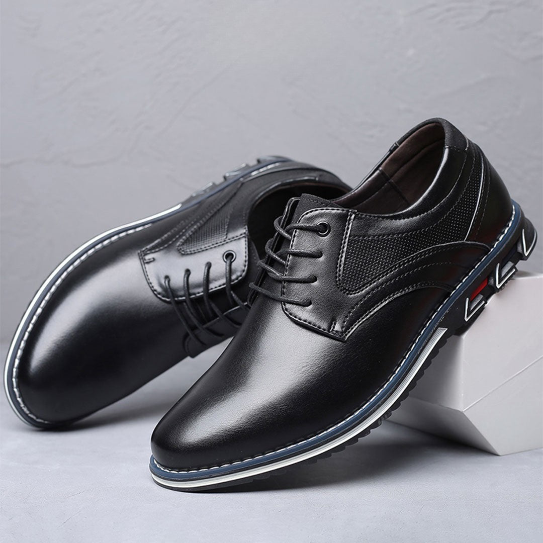 York – Herren Schuhe Ultrabequeme Halbschuhe aus Premium-Strick – Schwarz