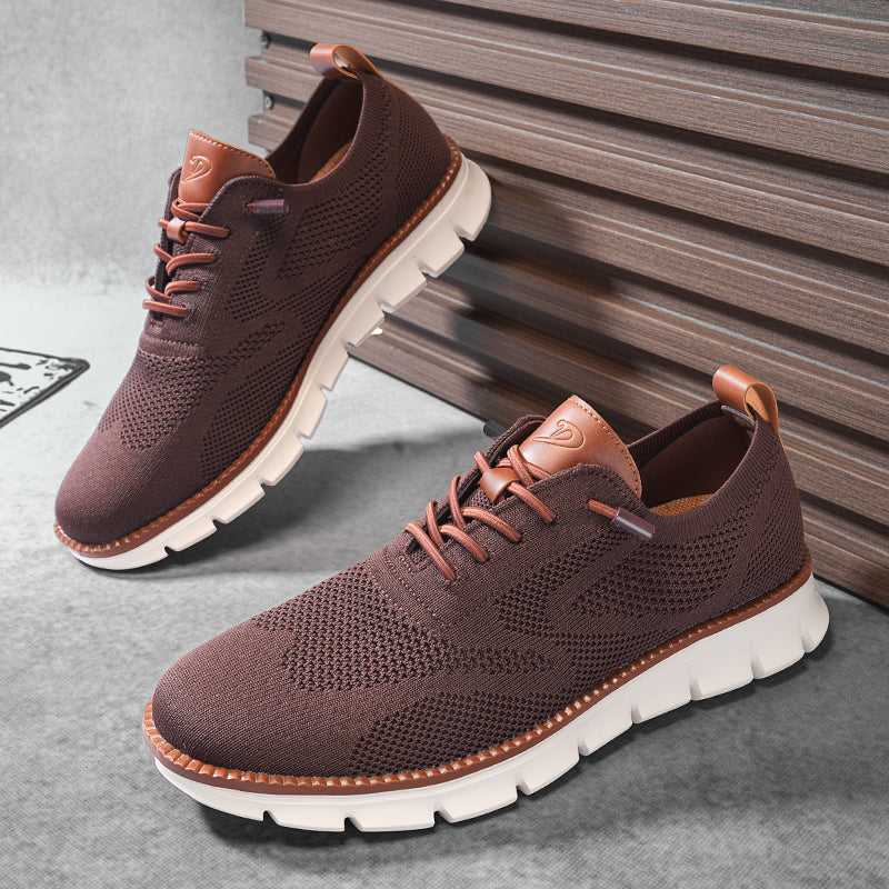 Urban – Herren Sneaker Bequeme Schuhe aus Strick in Braun – Limitierte Auflage