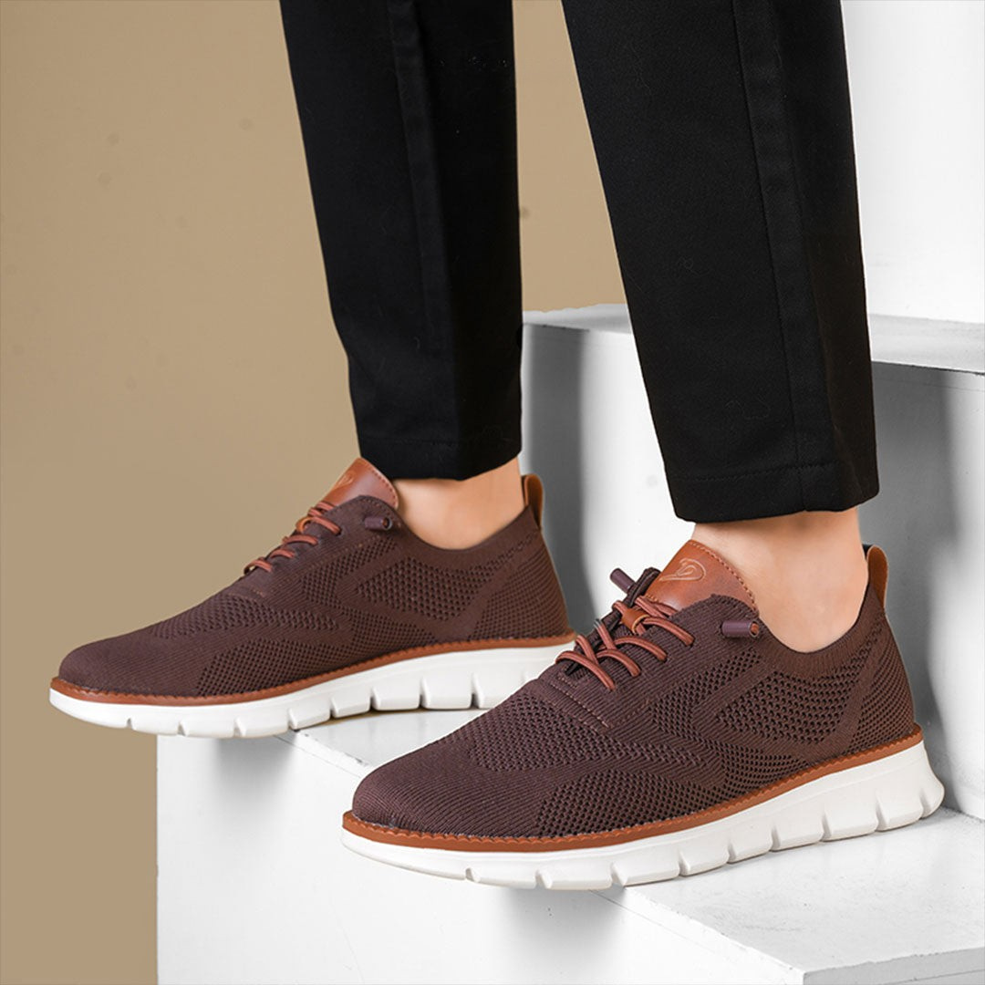 Urban – Herren Sneaker Bequeme Schuhe aus Strick in Braun – Limitierte Auflage