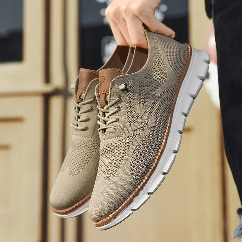 Urban – Herren Sneaker Bequeme aus Strick in Khaki – Limitierte Auflage