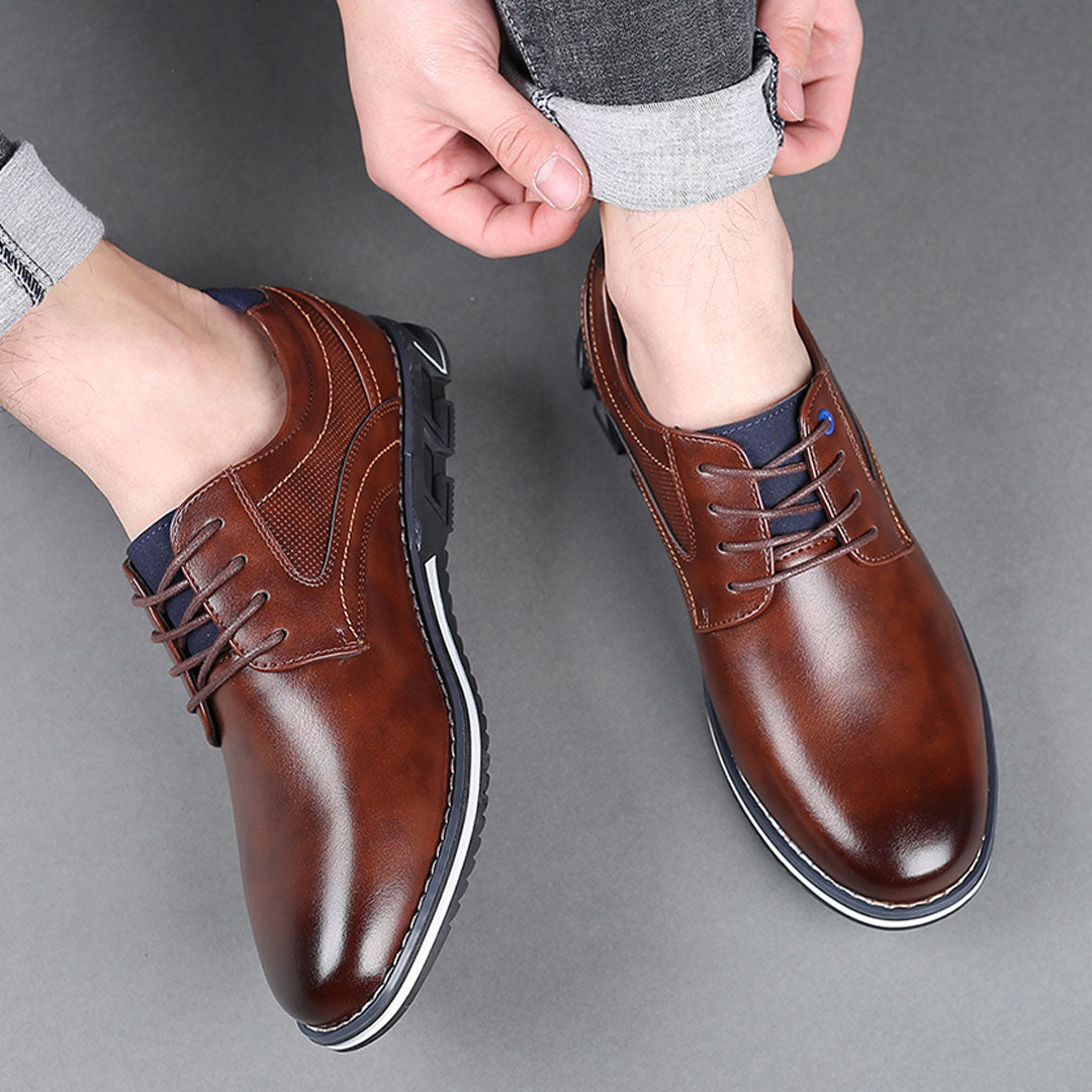 York – Herren Schuhe Ultrabequeme Halbschuhe aus Premium-Strick – Braun
