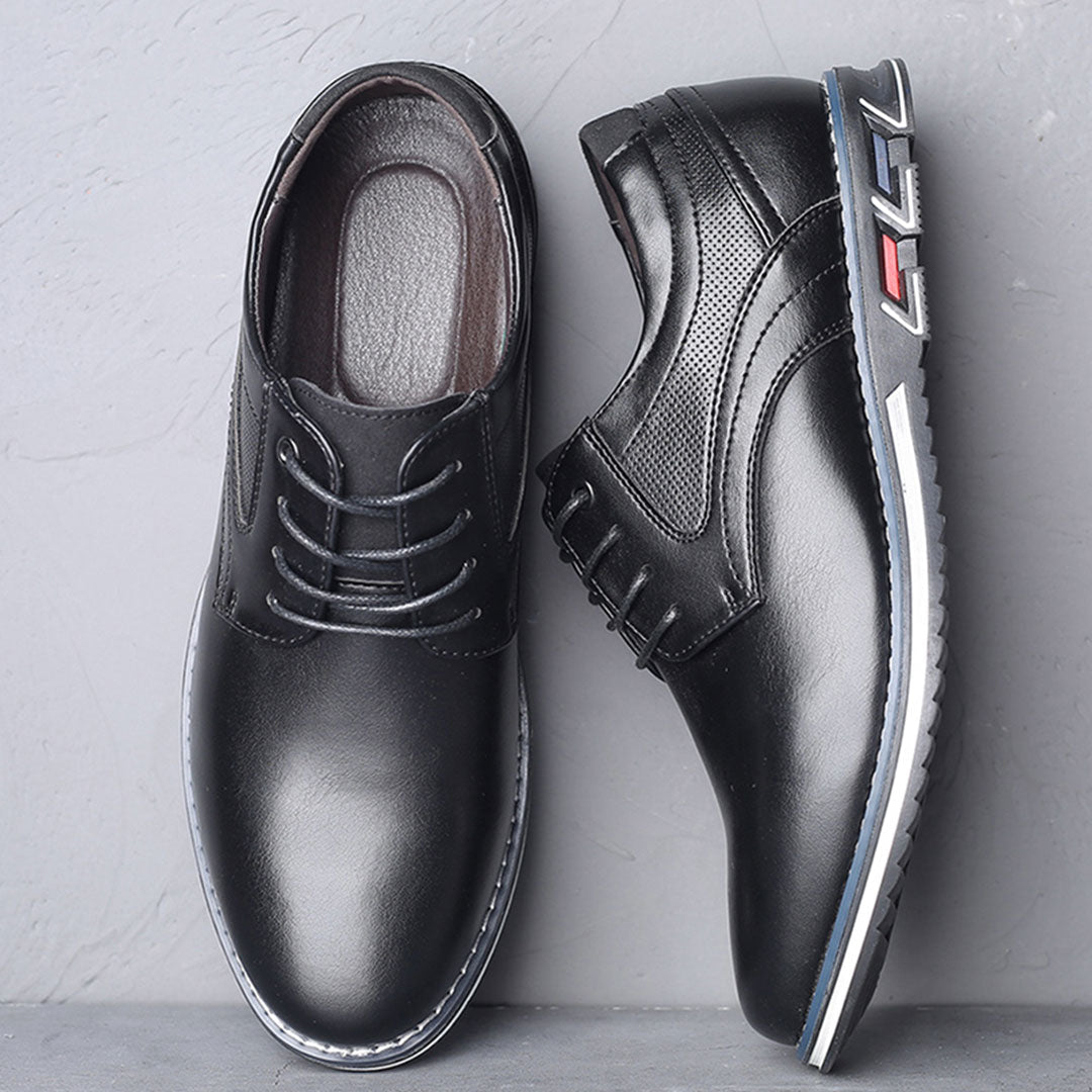 York – Herren Schuhe Ultrabequeme Halbschuhe aus Premium-Strick – Schwarz