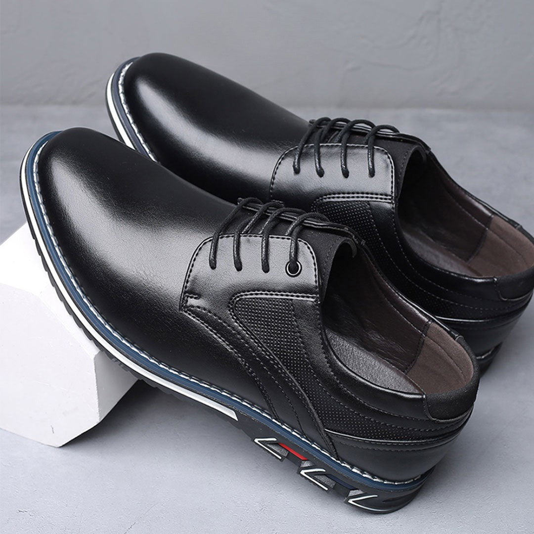 York – Herren Schuhe Ultrabequeme Halbschuhe aus Premium-Strick – Schwarz