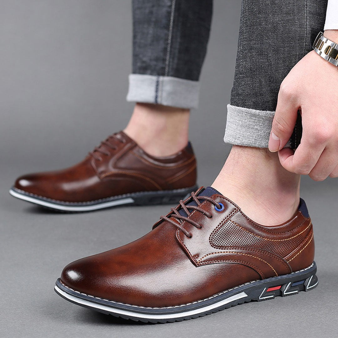 York – Herren Schuhe Ultrabequeme Halbschuhe aus Premium-Strick – Braun