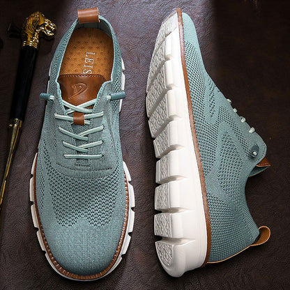 Urban – Herren Sneaker Bequeme Schuhe aus Strick in Petrol – Limitierte Auflage