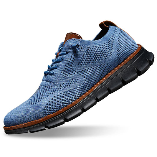 Urban Blackout – Herren Sneaker Ultrabequeme Allwetter-Schuhe aus Premium-Strick – Lapisblau